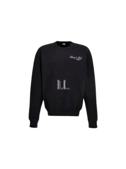 Logo Print Cotton Sweatshirt Light Black - SPORTY & RICH - BALAAN 2