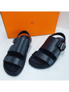 425 size CORENTIN buckle sandals black 202970ZH logoless design - HERMES - BALAAN 1