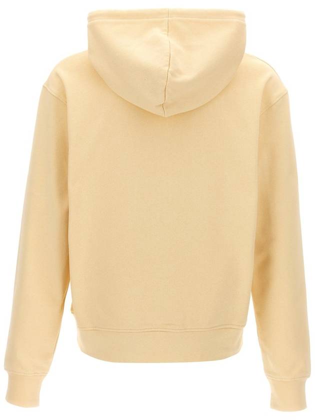 Le Brode Embroidered Logo Cotton Hoodie Ivory - JACQUEMUS - BALAAN 3