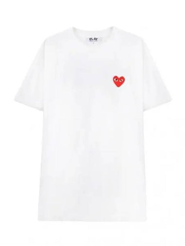 Red Heart Waffen Short Sleeve T Shirt - COMME DES GARCONS - BALAAN 1