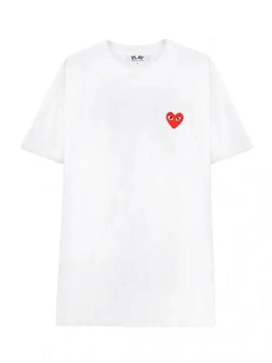 Red Heart Waffen Short Sleeve T Shirt Men s - COMME DES GARCONS - BALAAN 1