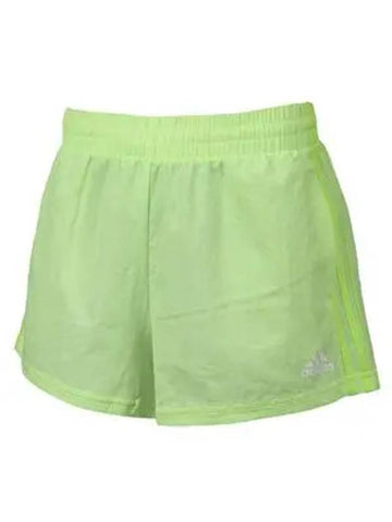 Women's Essentials 3-Stripes Shorts Green - ADIDAS - BALAAN 1