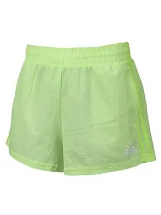 Women's Essentials 3-Stripes Shorts Green - ADIDAS - BALAAN 1