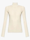 Woolen Turtleneck White - BOTTEGA VENETA - BALAAN 2