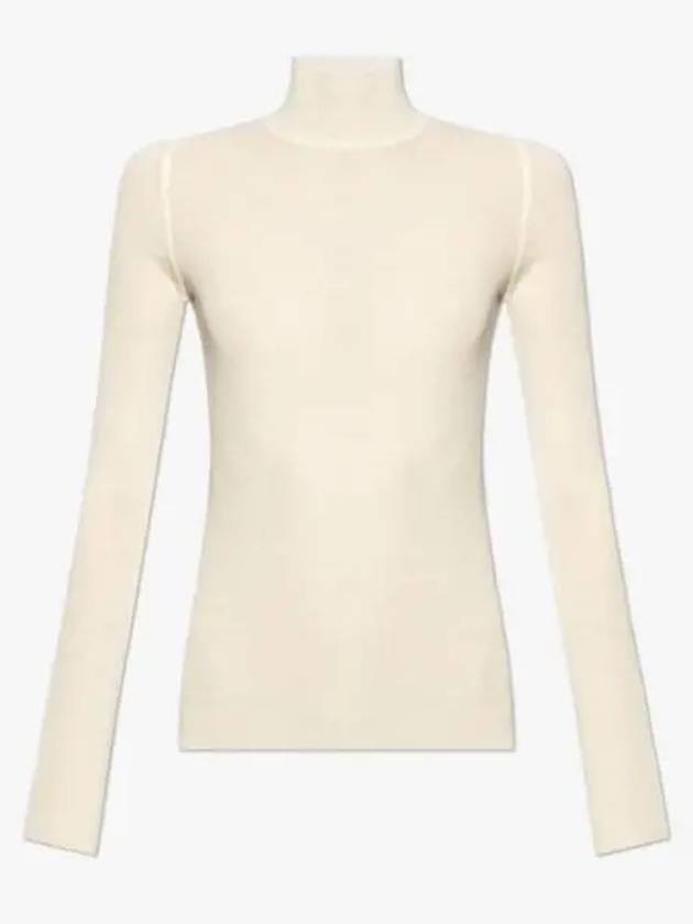 Woolen Turtleneck White - BOTTEGA VENETA - BALAAN 2