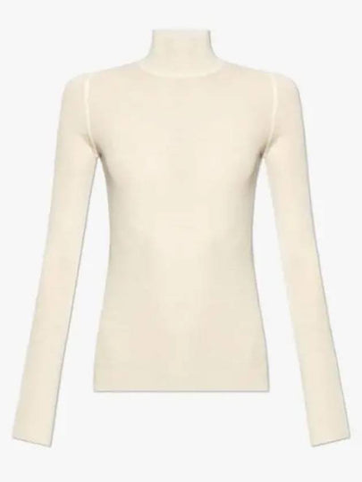 Woolen Turtleneck White - BOTTEGA VENETA - BALAAN 2