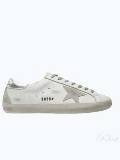 Superstar Silver Heel Tab Sneakers White - GOLDEN GOOSE - BALAAN 2