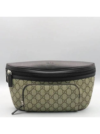 779843 GG Logo Supreme Canvas PVC Interlocking G Belt Bag - GUCCI - BALAAN 2