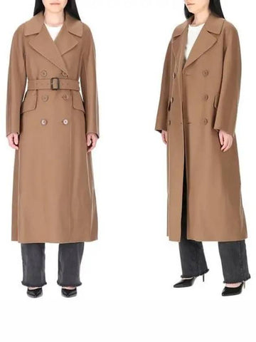 S ERIC 2419011021600 022 Women Wool Coat Long 1128929 - MAX MARA - BALAAN 1