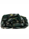 Logo Check Clutch Bag Green - BURBERRY - BALAAN 2