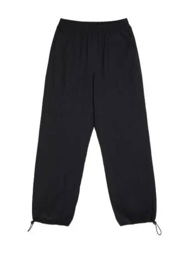 Loose fit banded waist pants black - STUDIO NICHOLSON - BALAAN 1