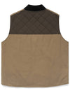 Home on the Range Mix Padding Vest BROWN - MALBON GOLF - BALAAN 2