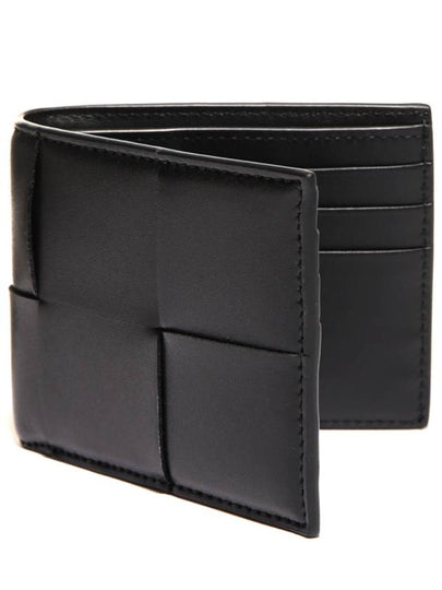 Intrecciato Cassette Half Wallet Black - BOTTEGA VENETA - BALAAN 2