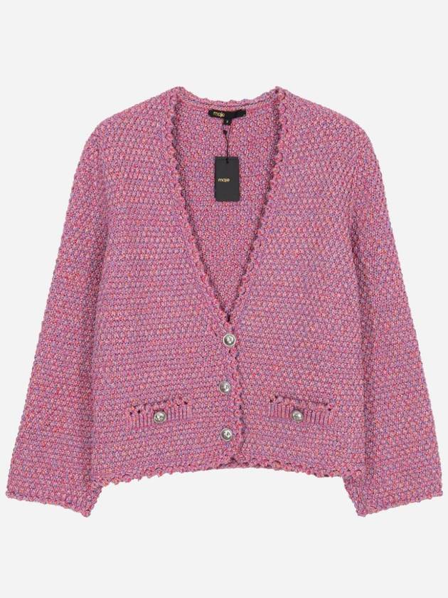 Women s Tweed Cardigan Pink MFPCA00365 - MAJE - BALAAN 1