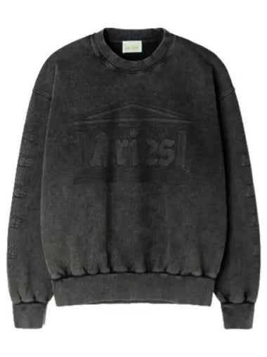 Aries Age Encent Column Sweatshirt Black - ARIES - BALAAN 1