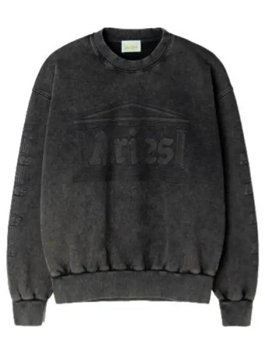 Aries Age Encent Column Sweatshirt Black T shirt - ARIES - BALAAN 1