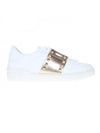 Men's Rockstud Untitled Low Top Sneakers White Gold - VALENTINO - BALAAN 1