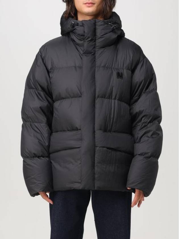 The Mwave Patch Nylon Down Jacket Black - MSGM - BALAAN 2