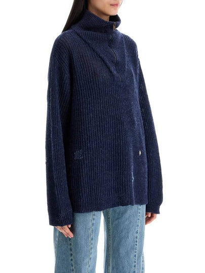 linen and wool blend sweater - MAISON MARGIELA - BALAAN 2