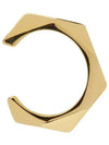 Logo graphic engraved goldtone face lip cuffs - BALMAIN - BALAAN 1