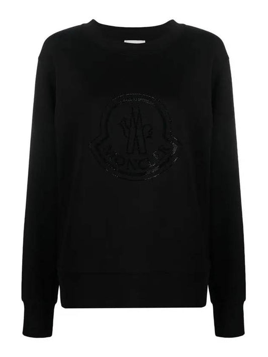 8G00053 899TR 999 Women’s Black Sweatshirt - MONCLER - BALAAN 2