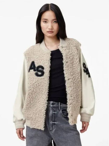 Valerie shearling jacket W083LB 203 - ALLSAINTS - BALAAN 1