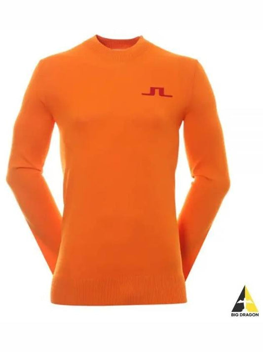 Golf Gus Crew Neck Knit Top Orange - J.LINDEBERG - BALAAN 2