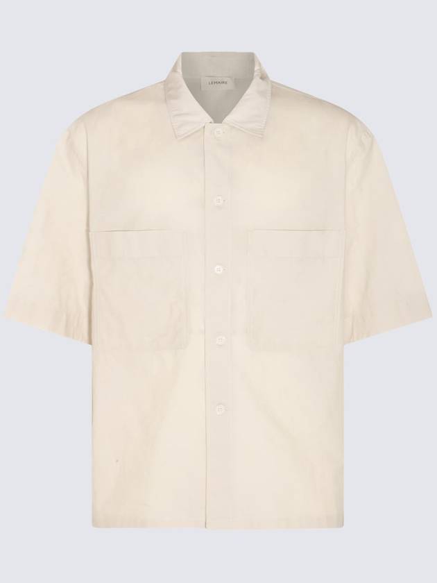 Pyjamas Short Sleeve Shirt Cream - LEMAIRE - BALAAN 2