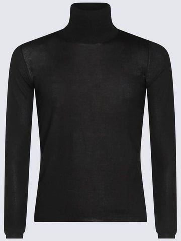 Cruciani Black Wool Knitwear - CRUCIANI - BALAAN 1