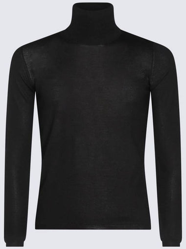 Cruciani Black Wool Knitwear - CRUCIANI - BALAAN 1