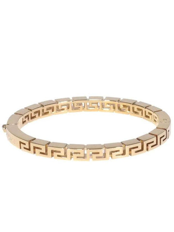 Greca Motif Bangle Bracelet Gold - VERSACE - BALAAN 1