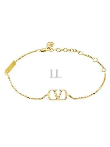 V Logo Signature Women Bracelet J0N40MET CS4 - VALENTINO - BALAAN 1