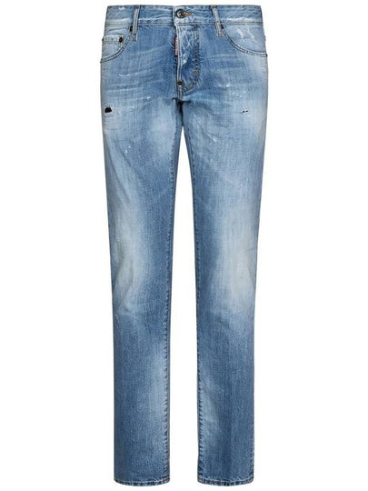 denim straight pants S74LB1321S30309 470 DENIM - DSQUARED2 - BALAAN 2