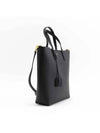 Shopping Toy Supple Leather Tote Bag Black - SAINT LAURENT - BALAAN 3