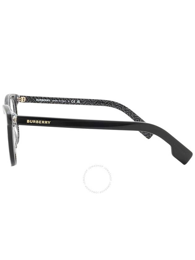 Eyewear Square Plastic Eyeglasses Black - BURBERRY - BALAAN 4