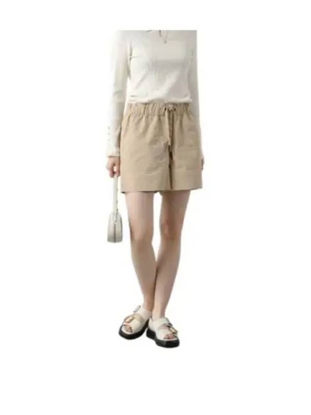 Women's Froisse Shorts Beige - MONCLER - BALAAN 2