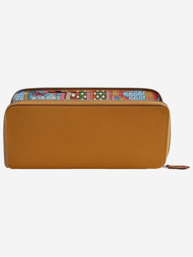 Silk'In Classic Long Wallet Caramel - HERMES - BALAAN 1