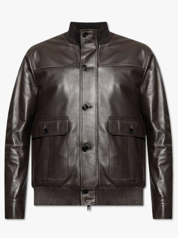 Deerskin blouson jacket brown IT50 - BRIONI - BALAAN 1