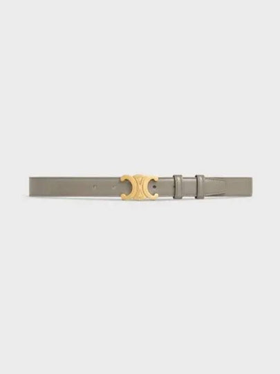 Triomphe Taurillon Medium Leather Belt Pebbled - CELINE - BALAAN 2