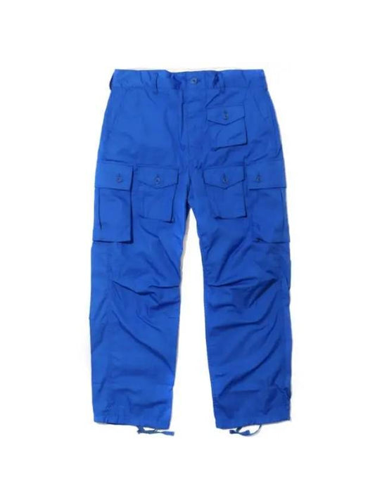 FA Pants D Royal PC Feather Twill MP352 CT238 FA D - ENGINEERED GARMENTS - BALAAN 1