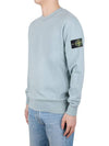 Wappen Patch Crew Neck Sweatshirt Dusty Mint - STONE ISLAND - BALAAN 4