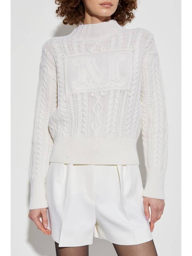 Max Mara Sweater Miranda, Women's, White - MAX MARA - BALAAN 3