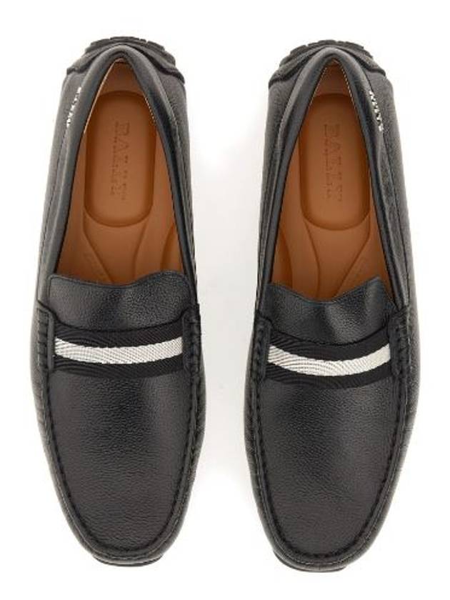 Pearce Leather Loafer Black - BALLY - BALAAN 3