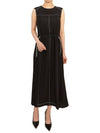 Women s Sleeveless Long Dress 2G00004 597FZ 999 - MONCLER - BALAAN 4