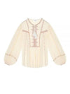 24 SILEKI A HT0371FA B1J15E 23SU Rekia Cotton Shirt - ISABEL MARANT - BALAAN 1