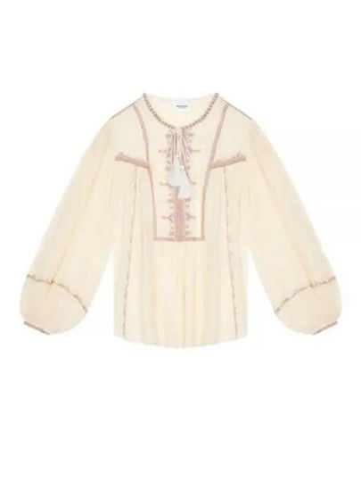 24 SILEKI A HT0371FA B1J15E 23SU Rekia Cotton Shirt - ISABEL MARANT - BALAAN 1