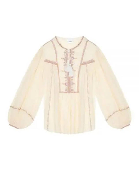 24 SILEKI A HT0371FA B1J15E 23SU Rekia Cotton Shirt - ISABEL MARANT - BALAAN 1