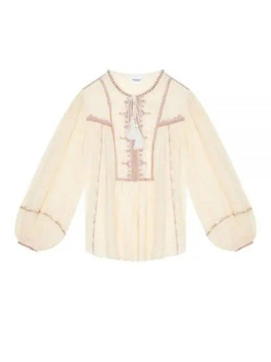 24 SILEKI A HT0371FA B1J15E 23SU Rekia Cotton Shirt - ISABEL MARANT - BALAAN 1