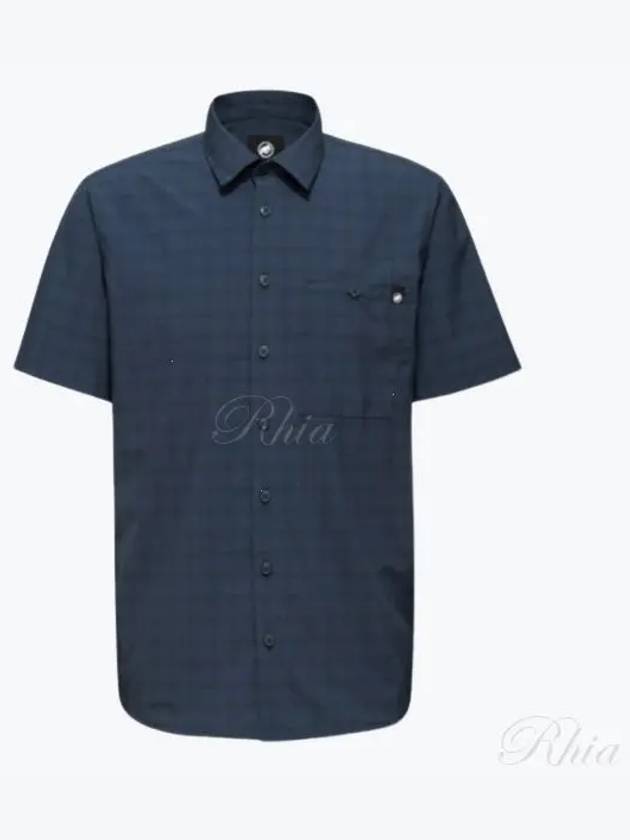 Classic Lenni Short Sleeve Shirt Navy - MAMMUT - BALAAN 2