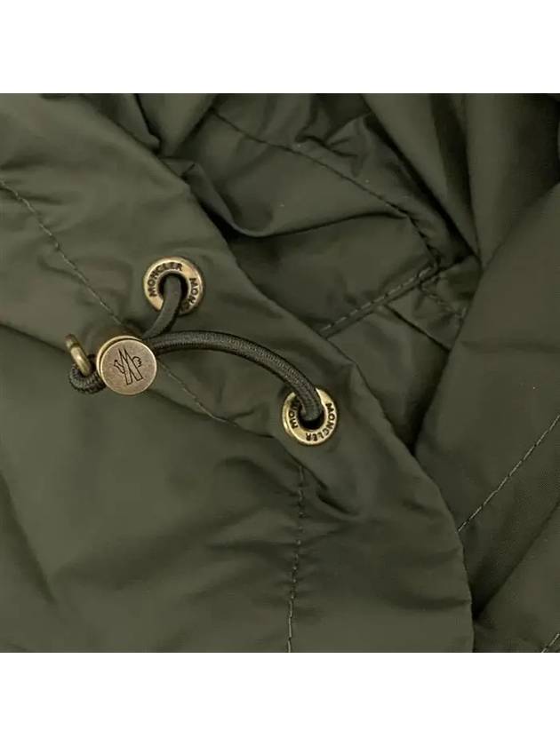 Hiengos Hooded Raincoat Dark Green - MONCLER - BALAAN 9